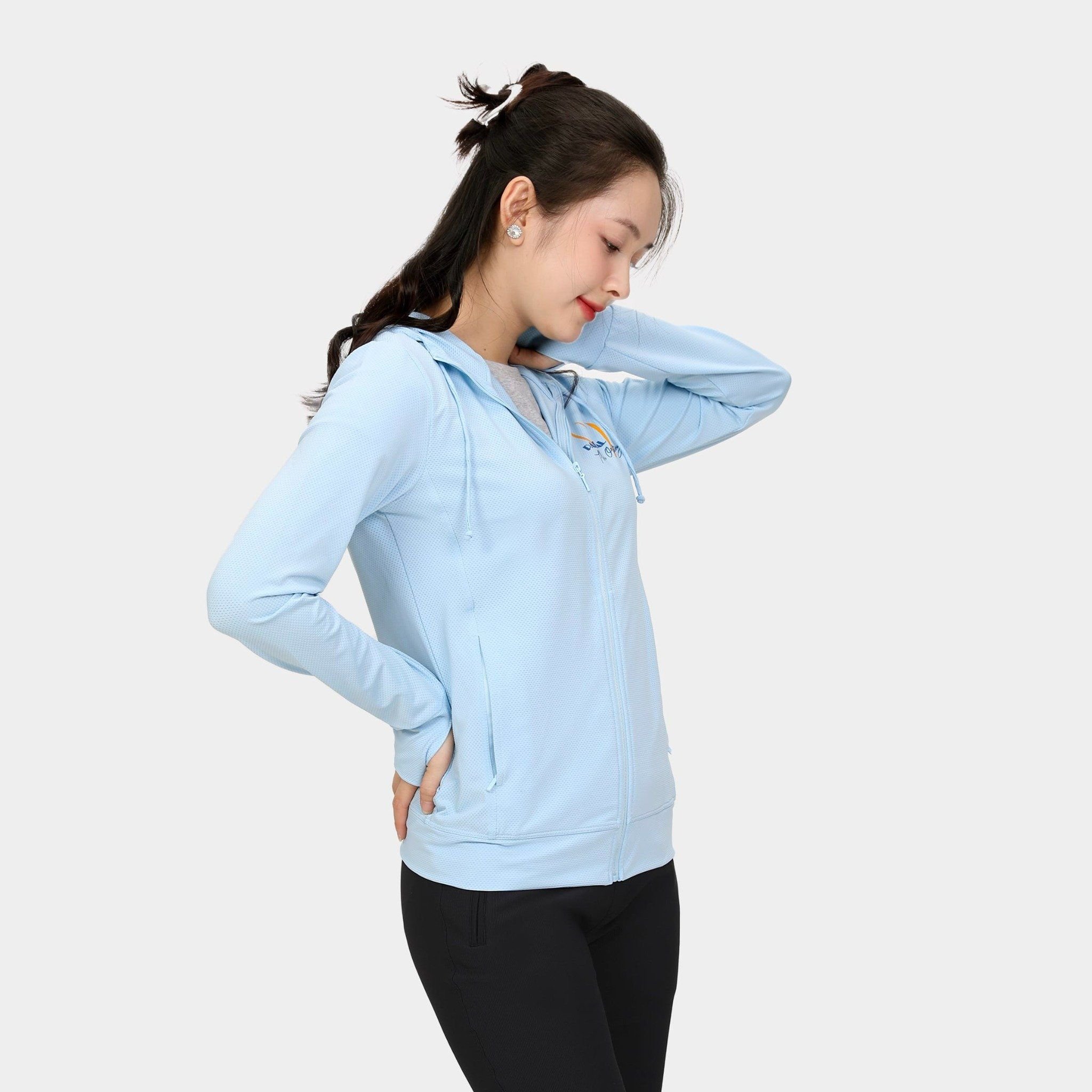 Áo khoác nữ chống nắng, chống UV chất poly thái 311p 1276