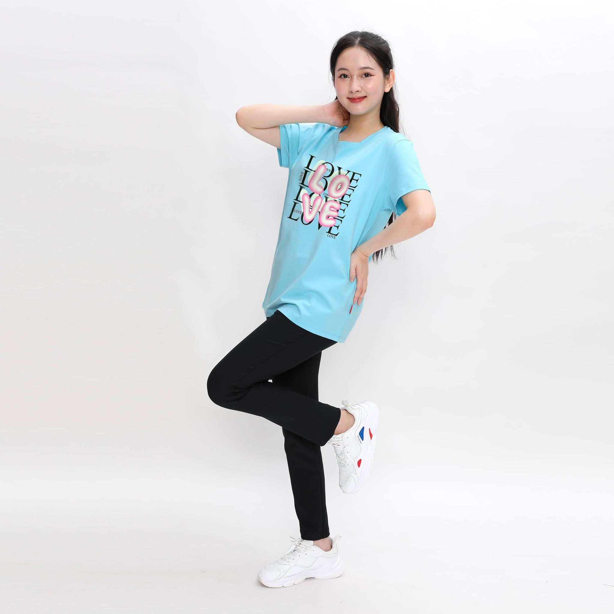 Áo thun nữ form rộng chất cotton siêu mát 020p 0454