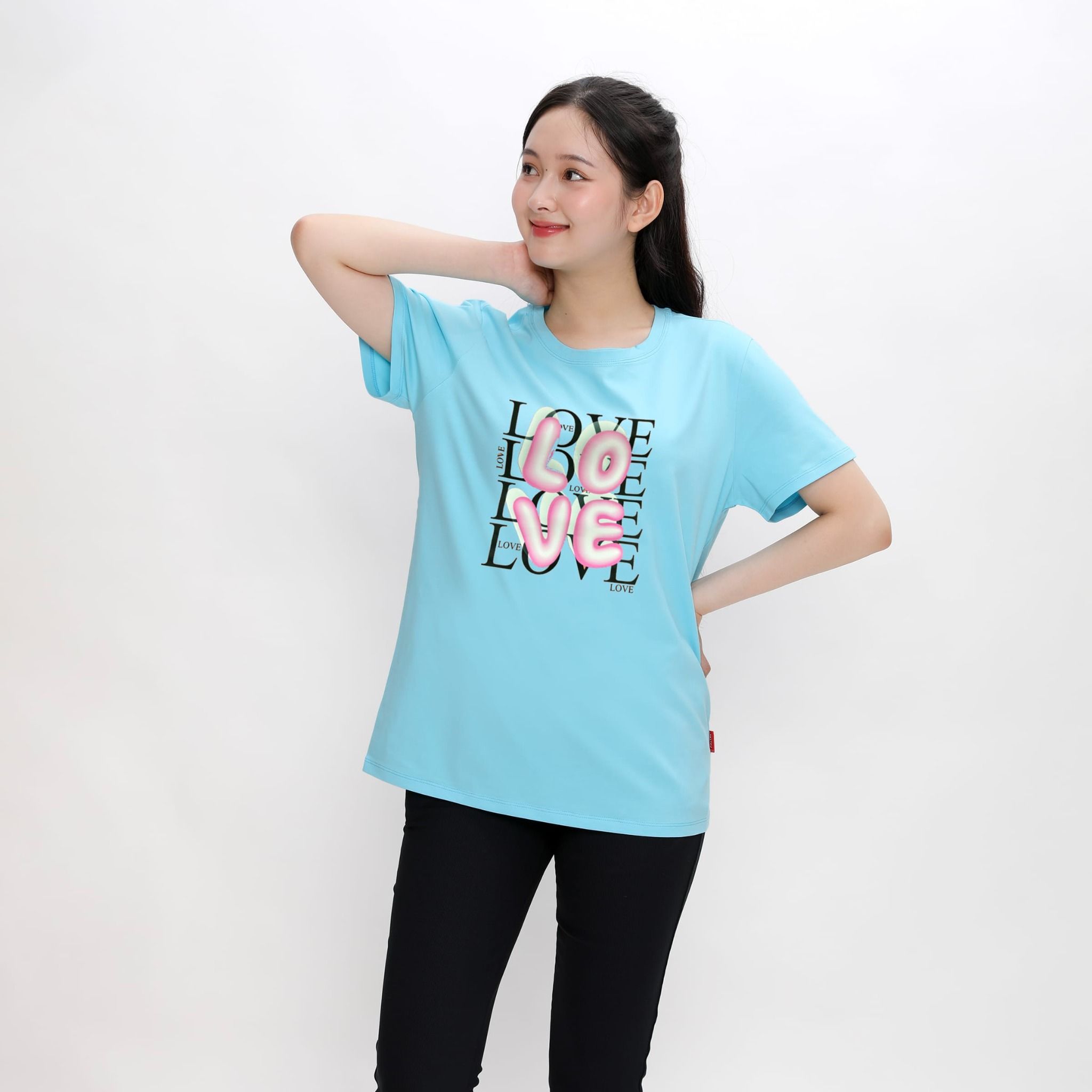 Áo thun nữ form rộng chất cotton siêu mát 020p 0454