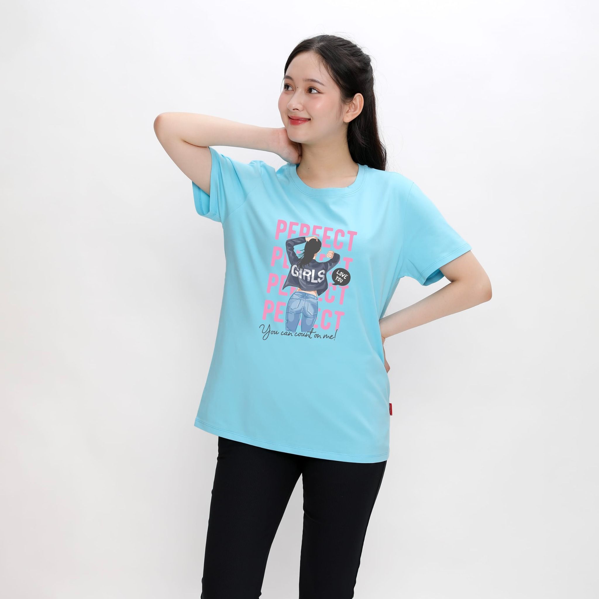Áo thun nữ form rộng chất cotton siêu mát 020p 0104