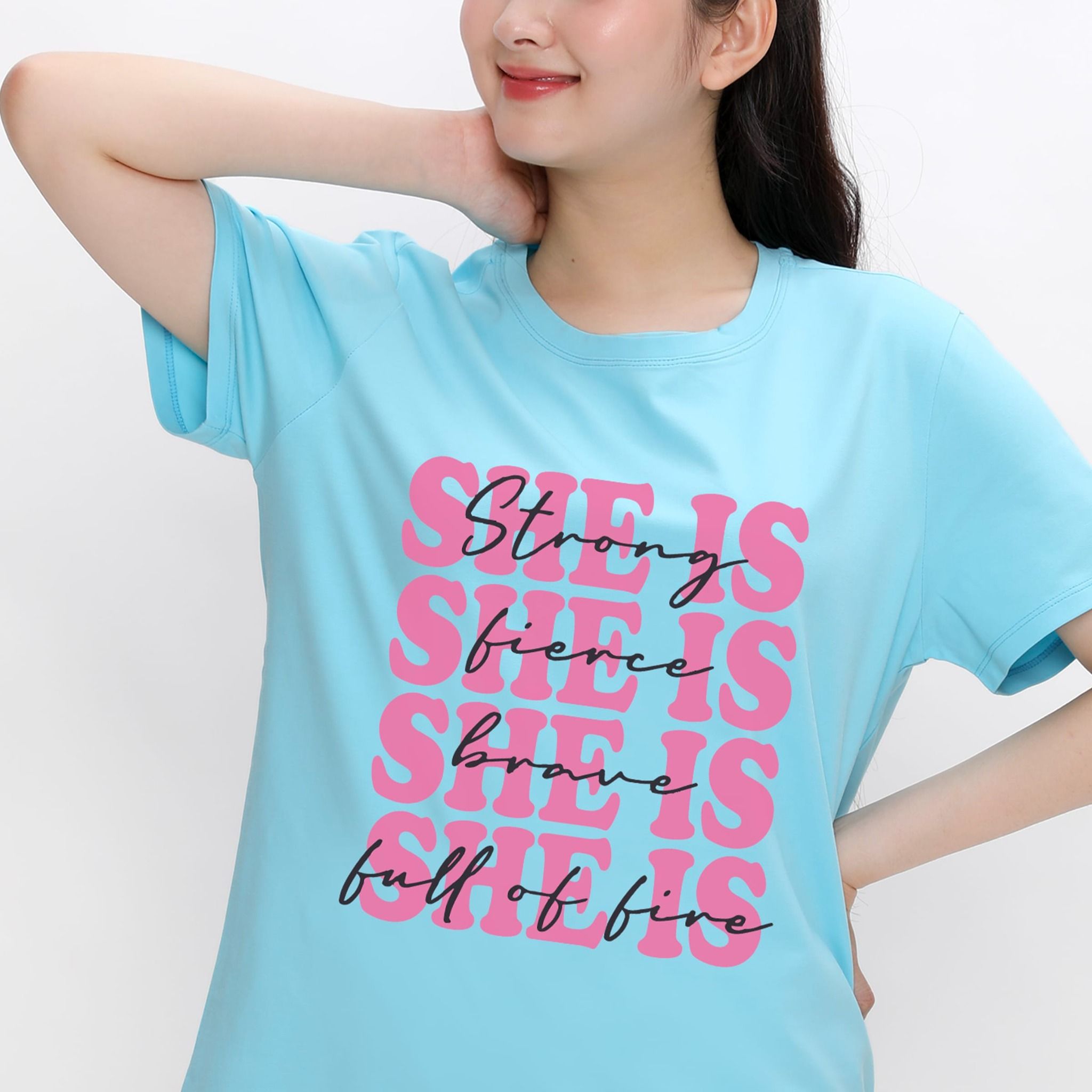 Áo thun nữ form rộng chất cotton siêu mát 020p 0304