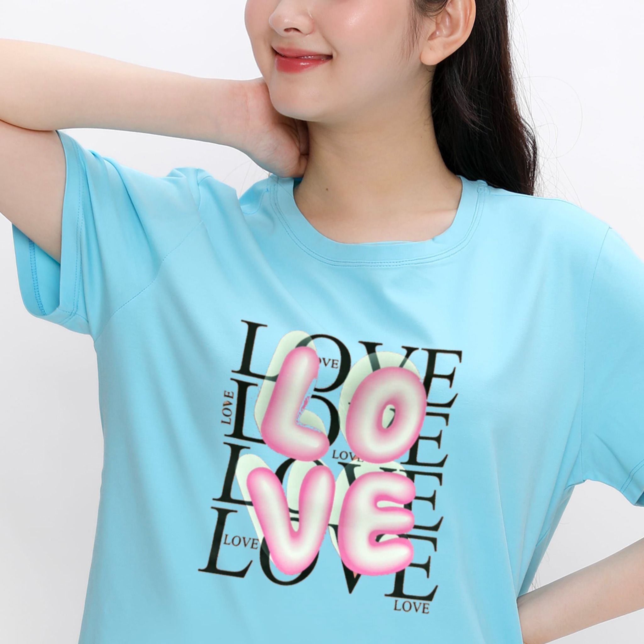 Áo thun nữ form rộng chất cotton siêu mát 020p 0454