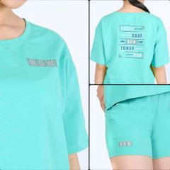 Set đồ bộ nữ kiểu quần lửng nữ kiểu quần đùi tay ngắn chất cotton siêu mát 025p 5045