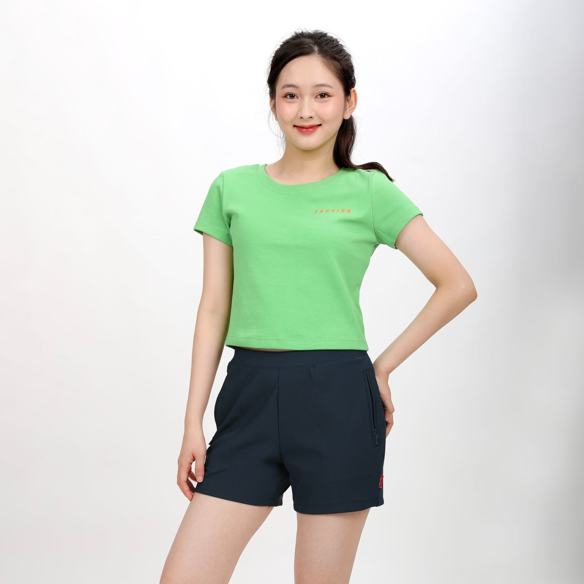 Quần Đùi chất rib Gân 558p 8056