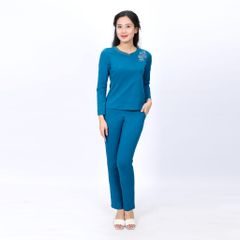 Set đồ bộ nữ kiểu quần dài tay dài 183p 3208