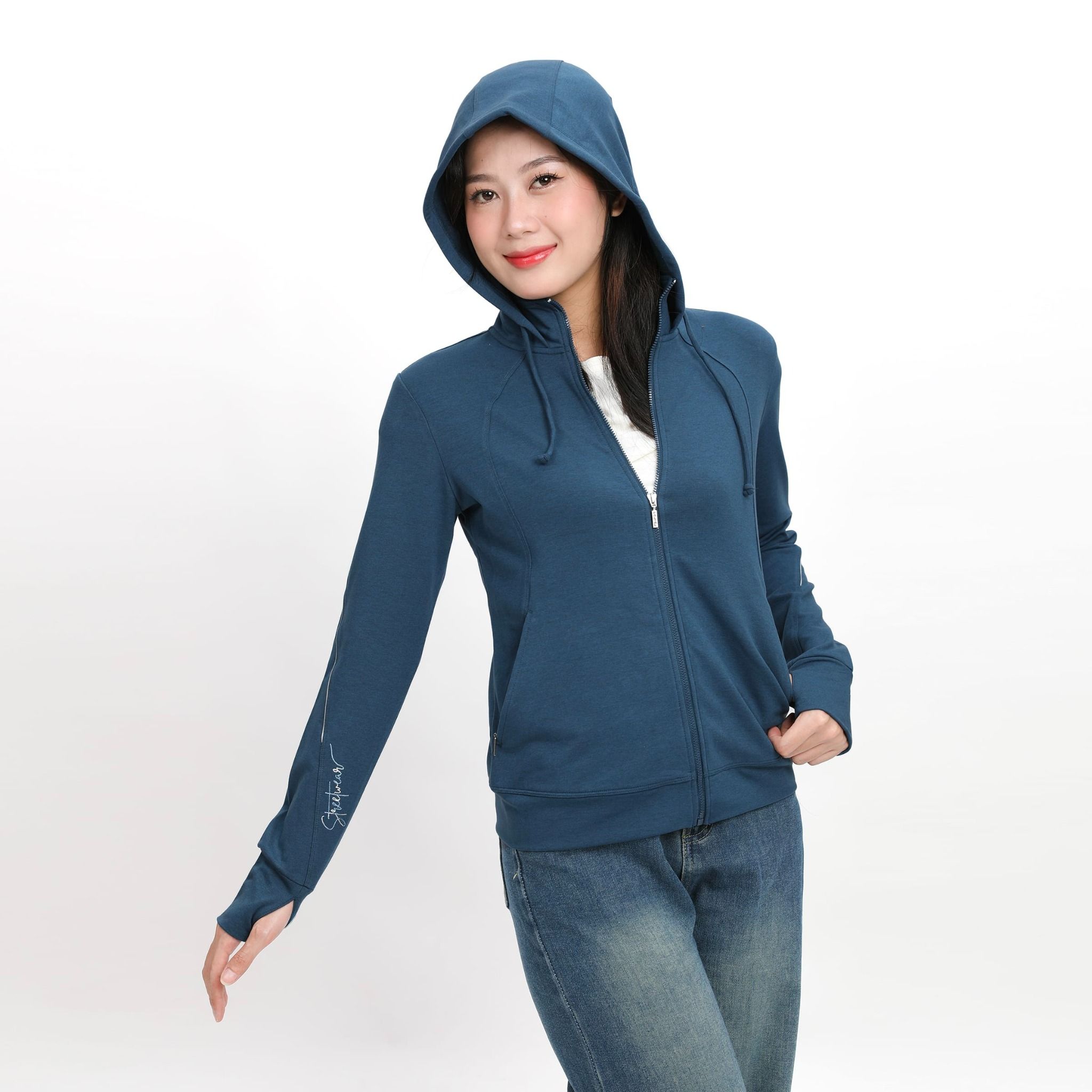 Áo khoác nữ chống nắng, chống UV chất cotton vảy cá siêu mát 431p 1278