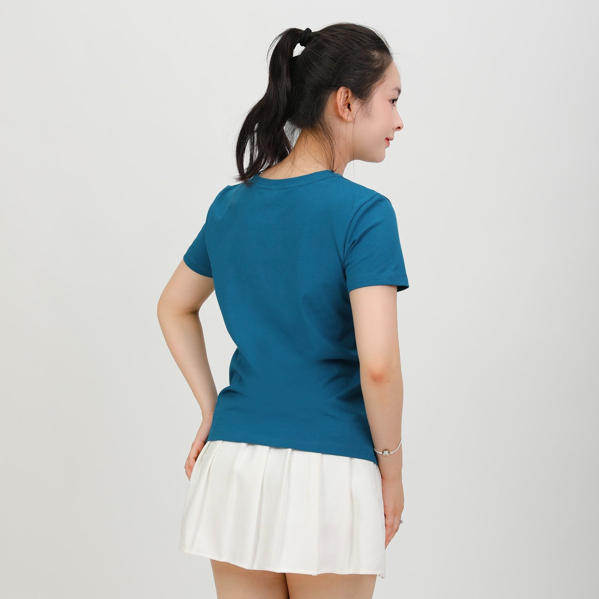 Áo thun nữ tay ngắn Cổ Tròn Form Suông chất cotton siêu mát 020p 0317
