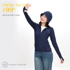 ..Áo khoác nữ chống nắng, chống UV chất poly thái 311p 1291