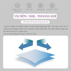 BST Áo khoác nữ chống nắng, chống UV chất poly cát mỏng nhẹ  311p 1247 / 1250 / 1274 / 1296