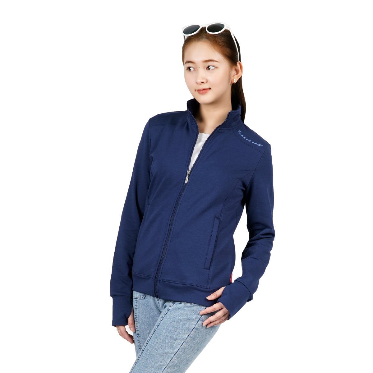 ..Áo khoác nữ chống nắng, chống UV chất vảy cá cotton cvc mát 401p 1216