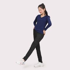 Áo thun nữ tay dài Cổ Tim chất cotton siêu mát 020p 0264