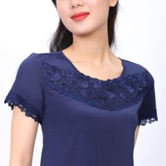 Set đồ bộ nữ kiểu quần dài tay ngắn chất thun lạnh siêu bền 013p 6015