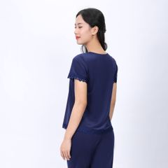 Set đồ bộ nữ kiểu quần dài tay ngắn chất thun lạnh siêu bền 013p 6015