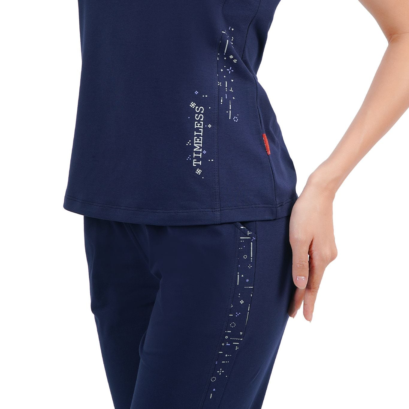 Set đồ bộ nữ kiểu quần lửng không tay chất cotton siêu mát 024p 4253