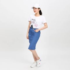 Chân váy dài chất jean thun 502p 8022