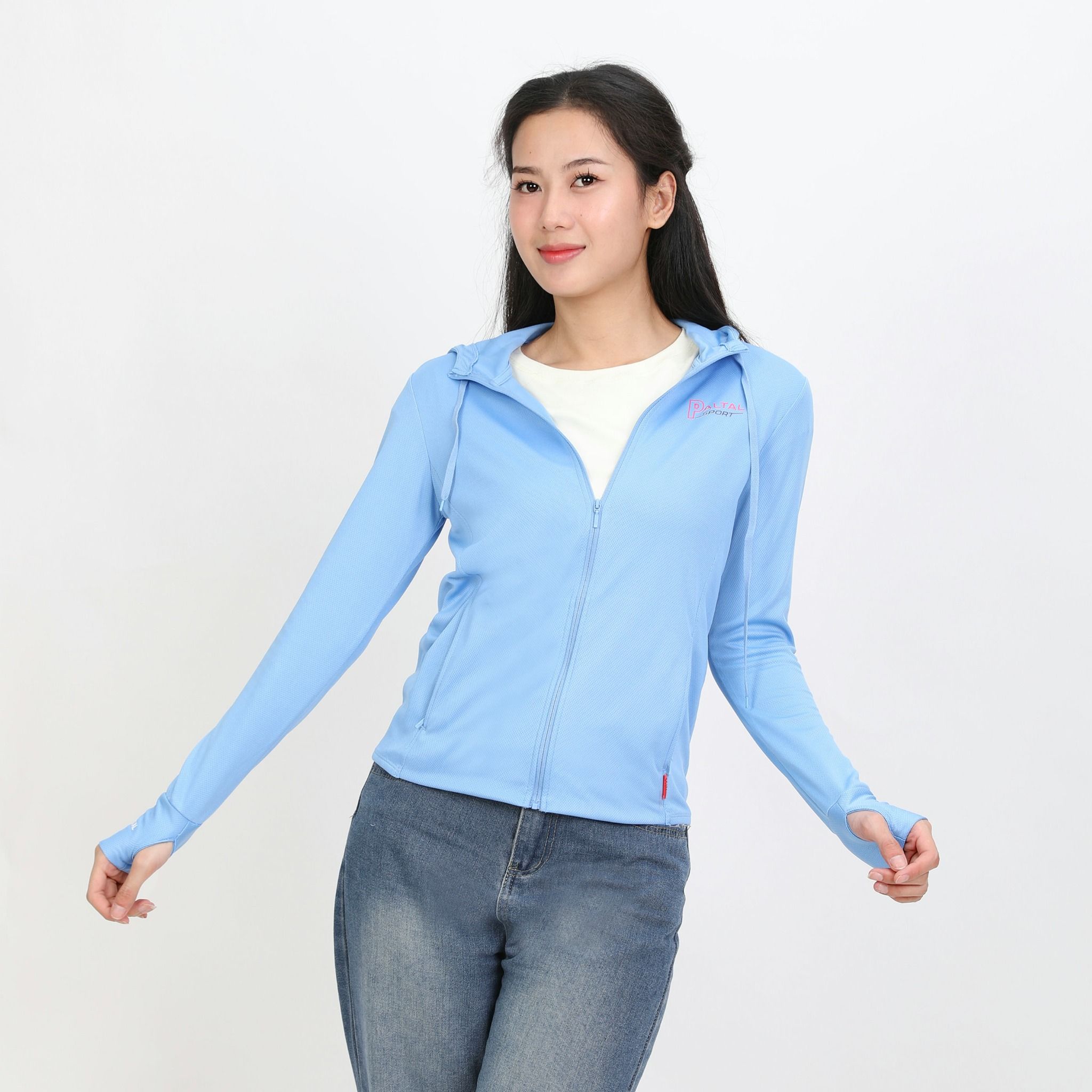 Áo khoác nữ chống nắng, chống UV chất poly mắc lưới siêu thoáng khí 311p 1304