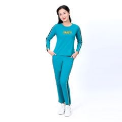 Set đồ bộ nữ kiểu quần dài tay dài chất cotton siêu mát 183p 3211