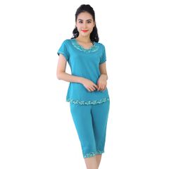 Bộ lửng tay ngắn thun lạnh 014p 0236