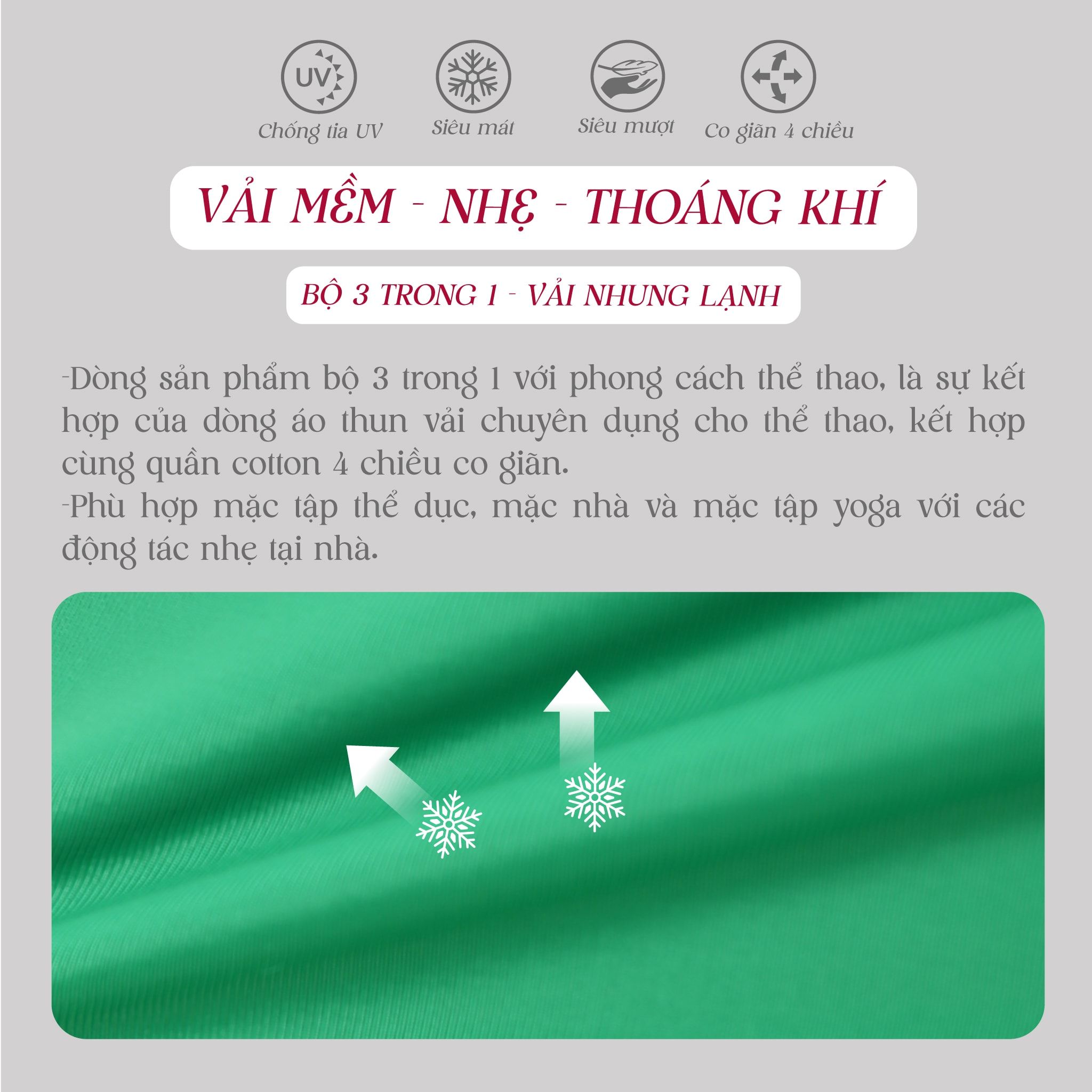 Set đồ bộ nữ kiểu quần dài tay ngắn Thể Thao Cổ Tim chất nhung lạnh 153p 6009