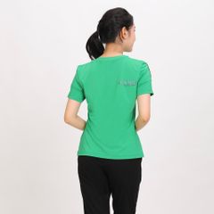 Set đồ bộ nữ kiểu quần dài tay ngắn Thể Thao Cổ Tim chất nhung lạnh 153p 6009