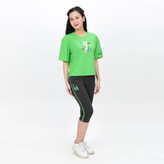 Set đồ bộ nữ kiểu quần lửng tay ngắn cotton cvc mát 194p 7003