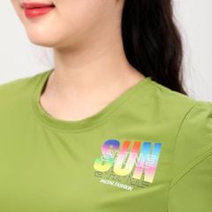 Set đồ bộ nữ kiểu quần dài tay ngắn chất nhung lạnh 153p 6004