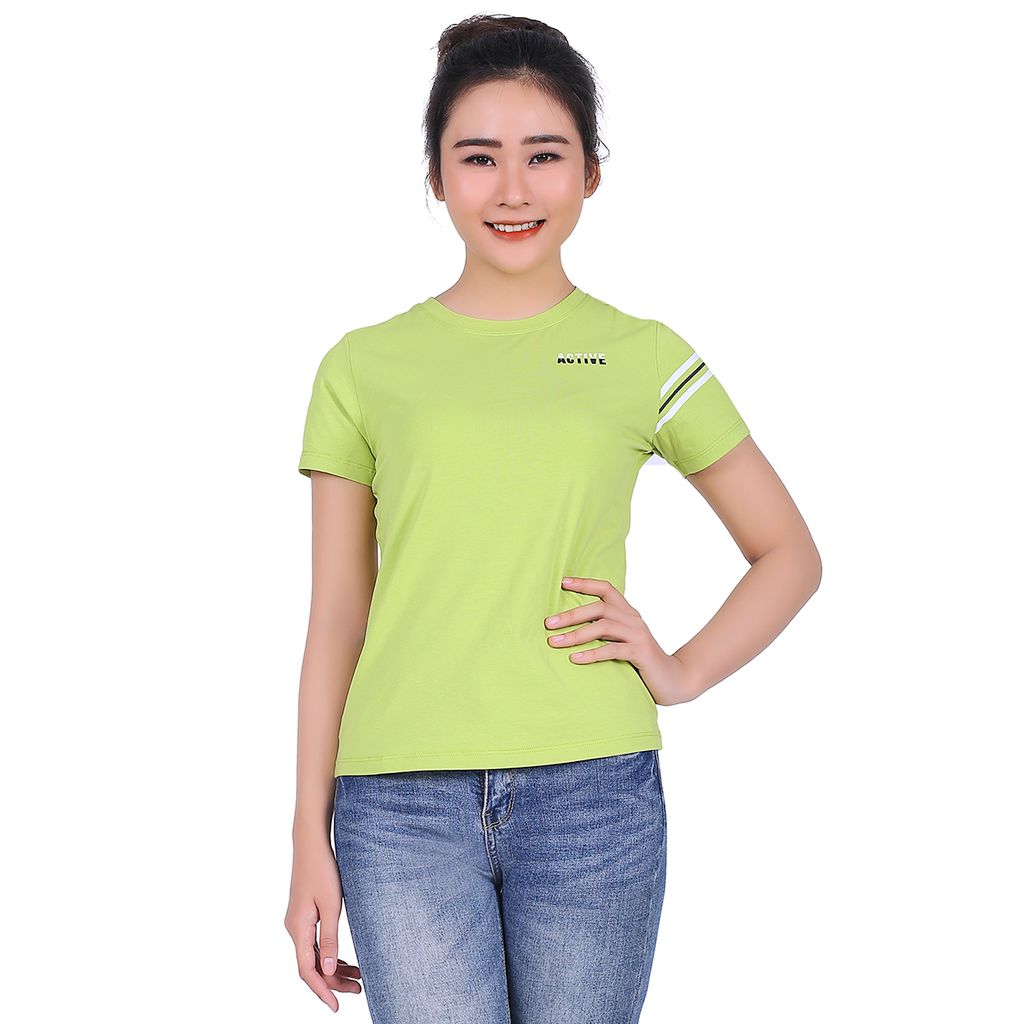 Áo thun nữ tay ngắn cotton 020p 0012