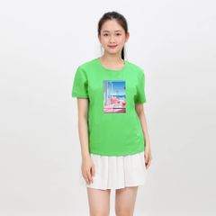 Áo thun nữ tay ngắn chất cotton siêu mát form basic 020p 1801