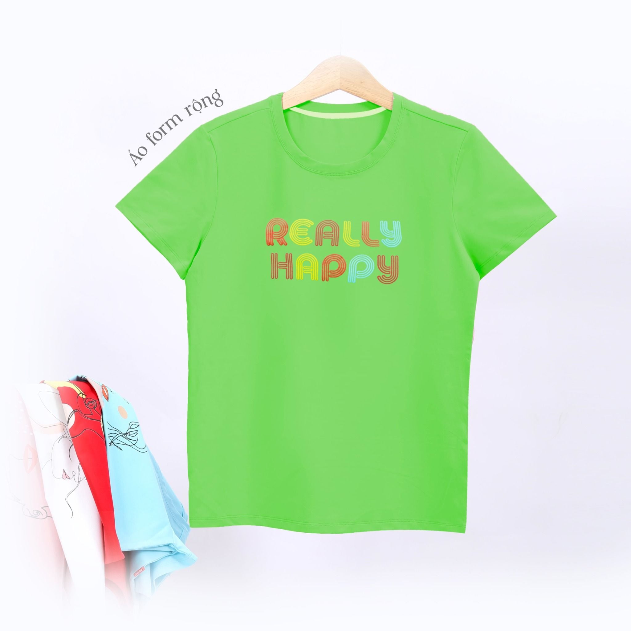 Áo thun nữ tay ngắn chất cotton siêu mát form rộng 020p 0240