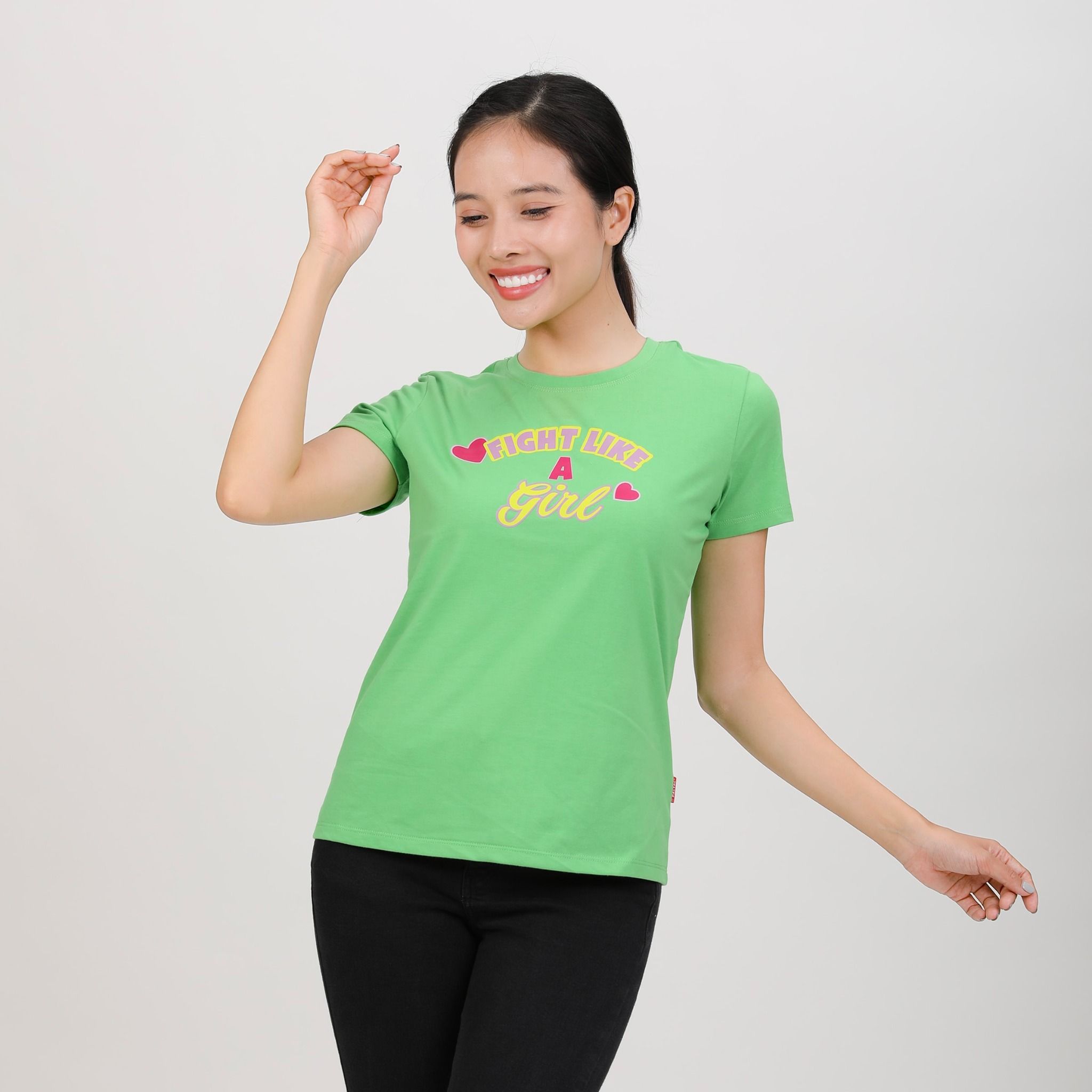 Áo thun nữ tay ngắn Form Suông chất cotton siêu mát 020p 0311