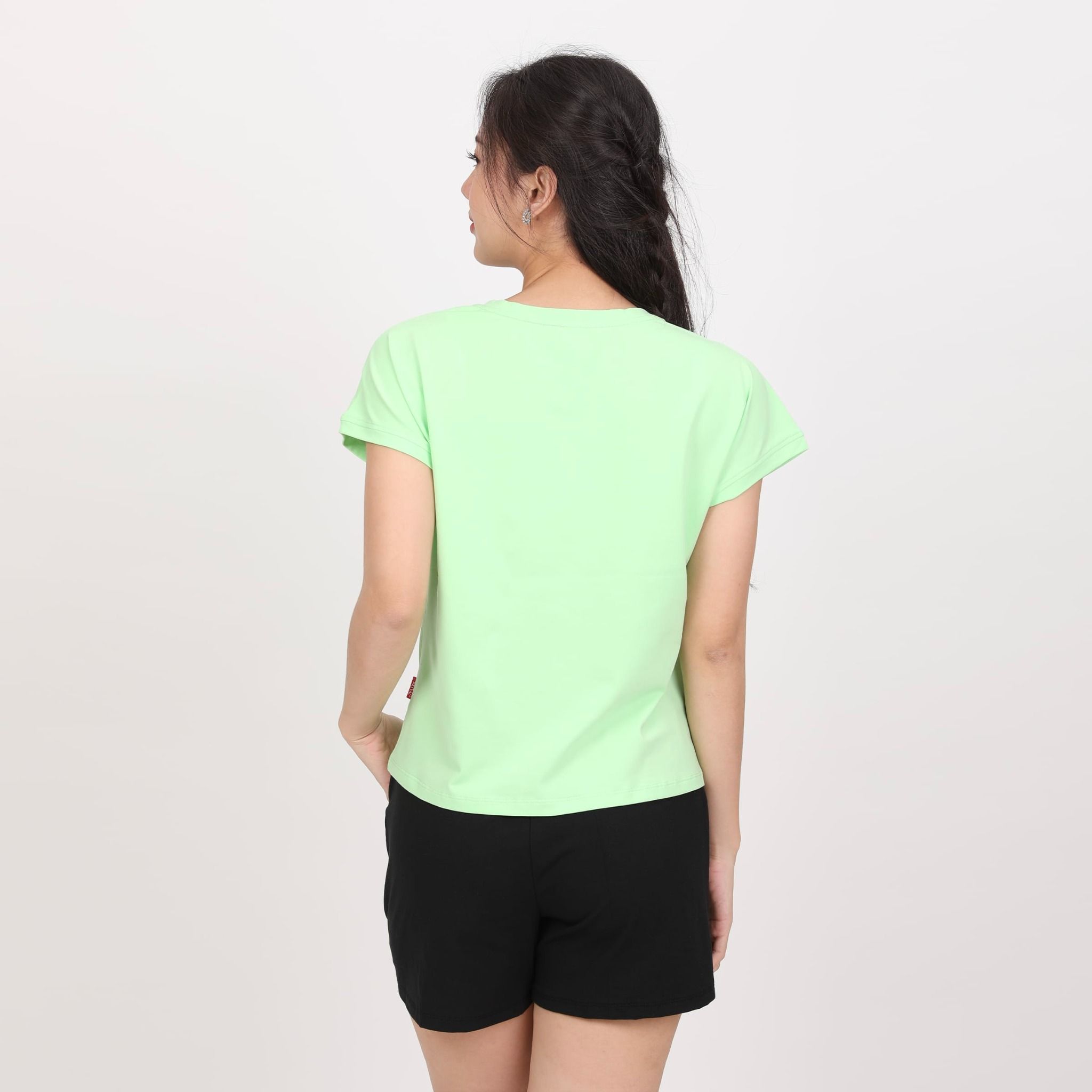 Set đồ bộ nữ kiểu quần đùi tay liền chất cotton siêu mát 025p 5221