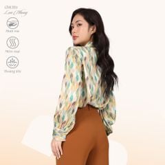 Áo Sơ Mi Tay Dài Thời Trang Chất Lụa Nhung 260p 0343
