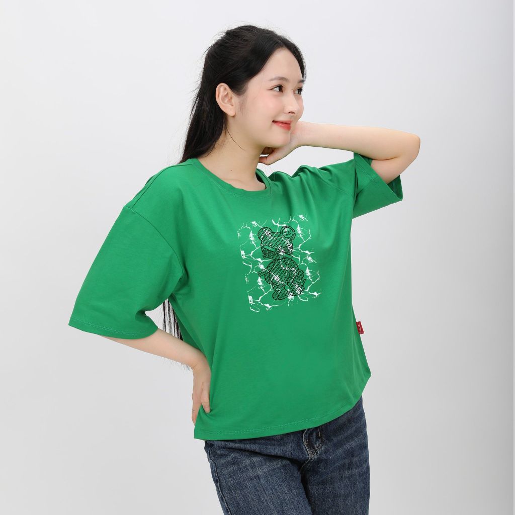 Áo thun nữ phom vuông chất cotton siêu mát 190p 0295