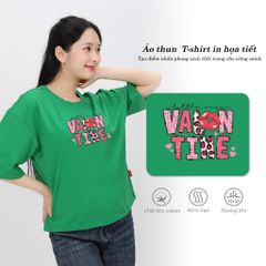 Áo thun nữ phom vuông chất cotton siêu mát 190p 0296