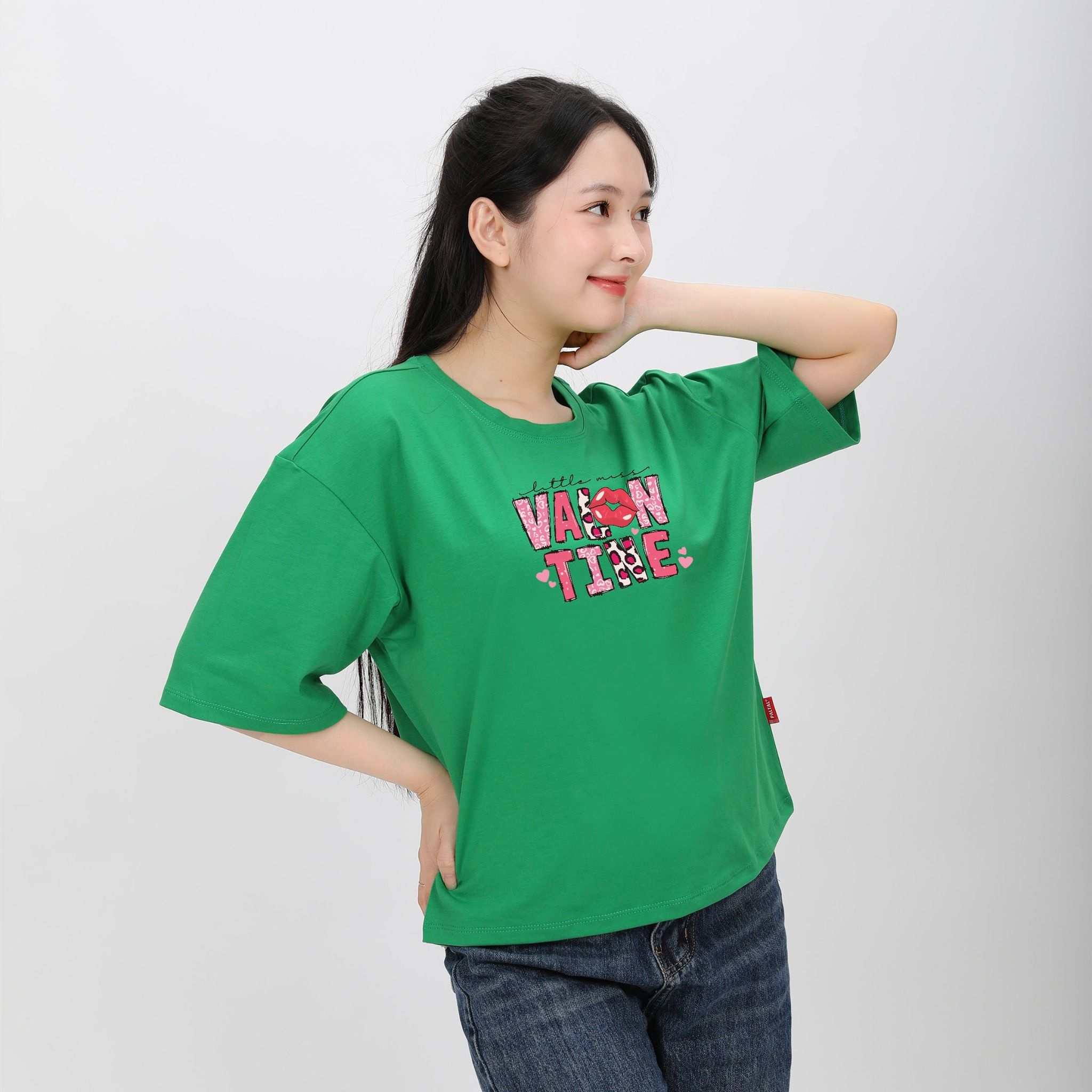 Áo thun nữ phom vuông chất cotton siêu mát 190p 0296