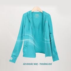 Áo khoác nữ chống nắng, chống UV chất melan lưới 341p 1303