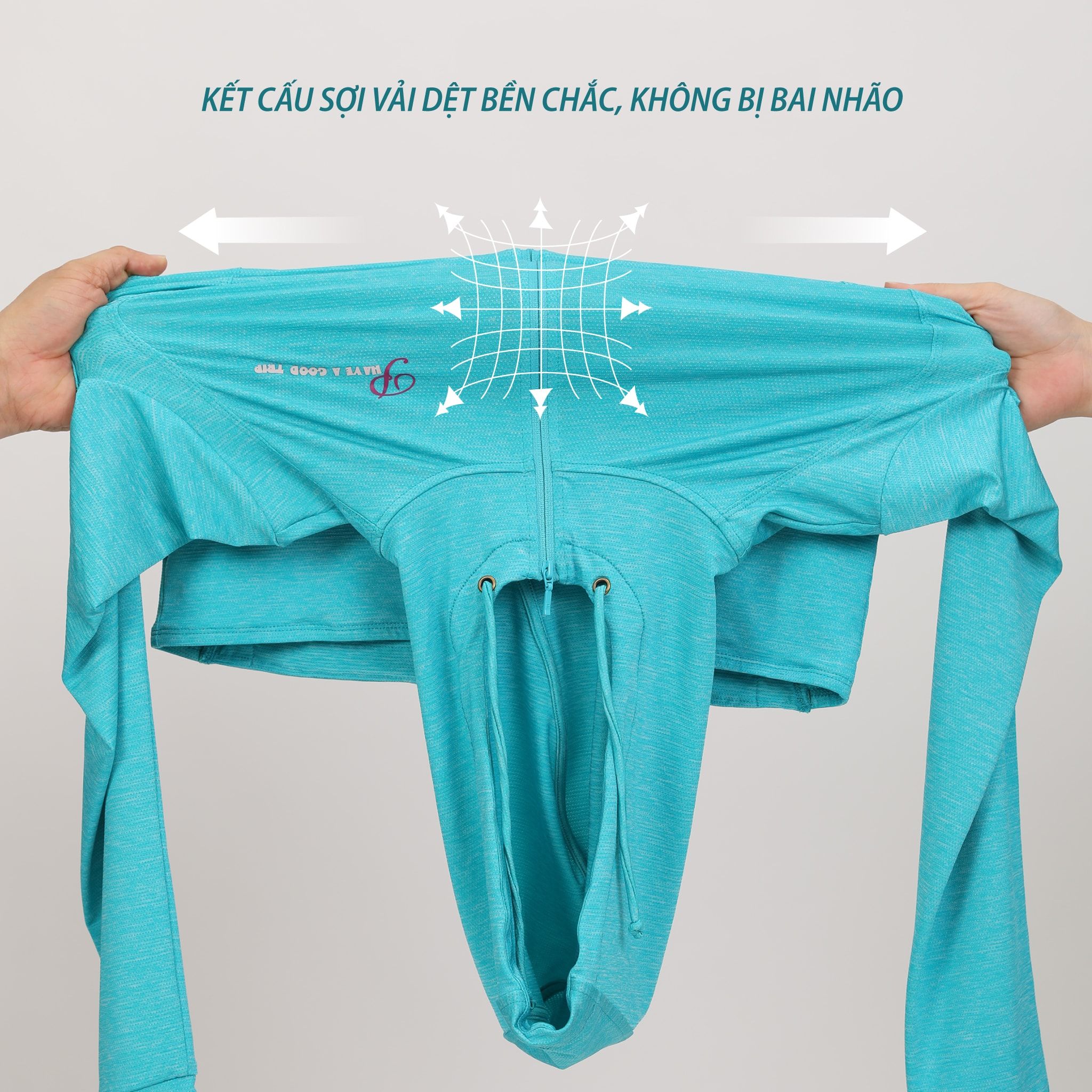 Áo khoác nữ chống nắng, chống UV chất melan lưới 341p 1303