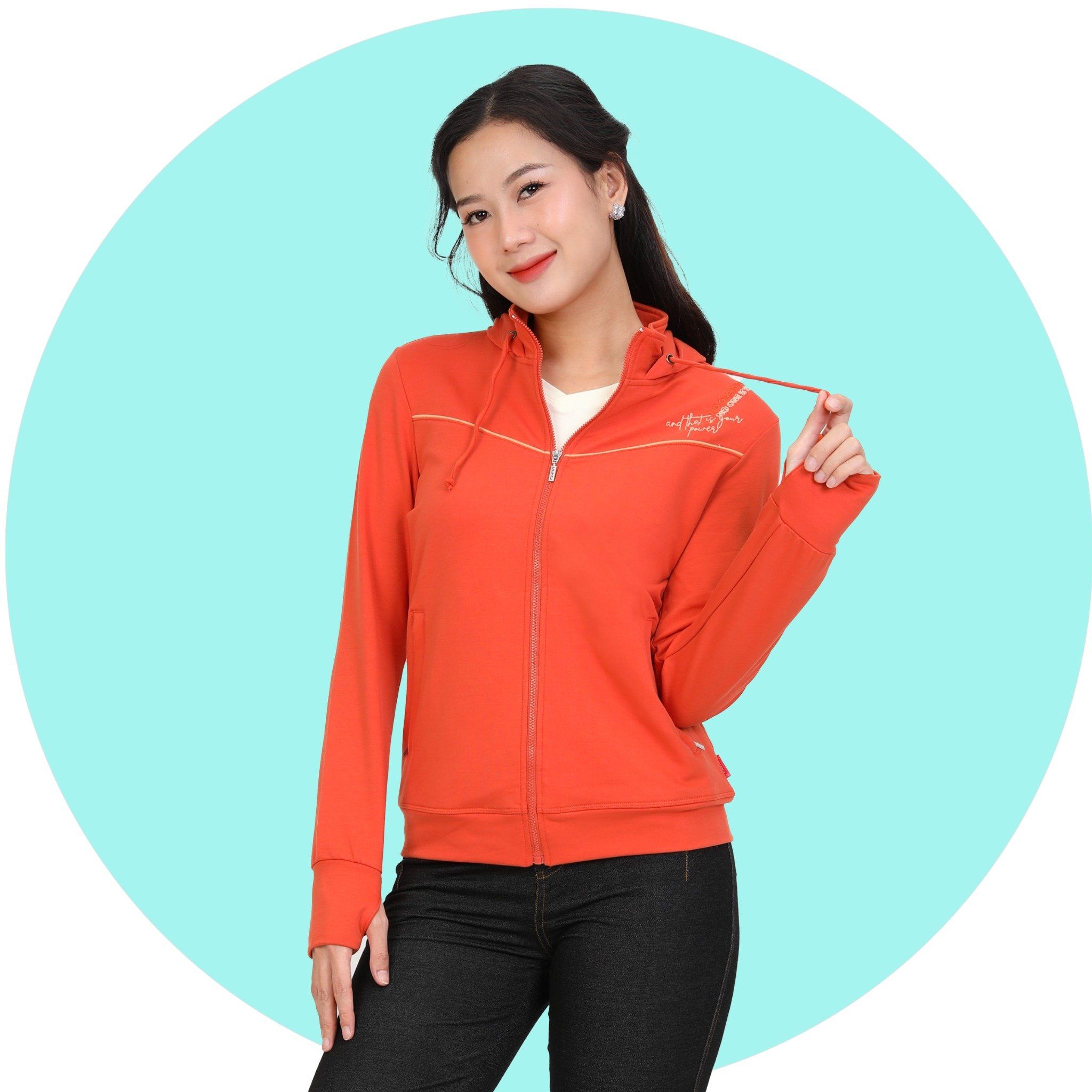 Áo khoác nữ chống nắng, chống UV chất vảy cá cotton siêu mát 431p 1294
