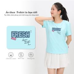 Áo thun nữ Form Basic chất cotton siêu mát 020p 0287