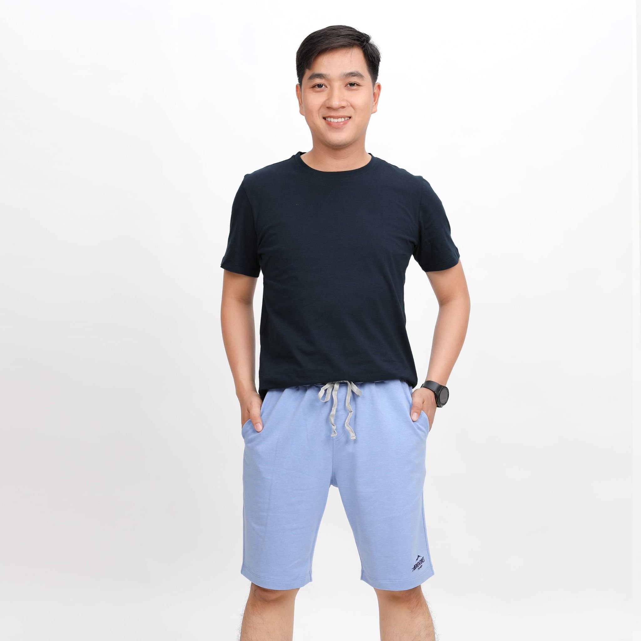 Quần Đùi Nam chất vảy cá cotton cvc mát 408p 8057