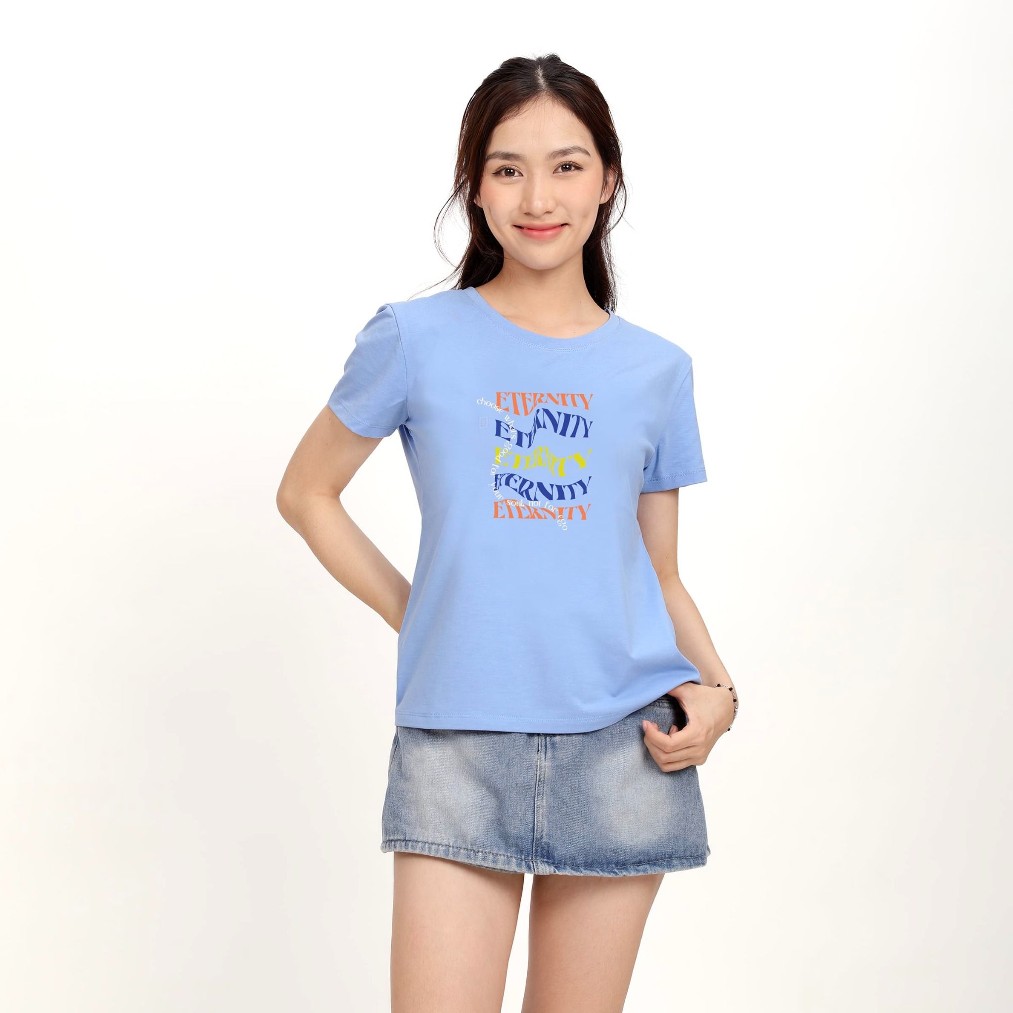 Áo thun nữ form suông chất cotton siêu mát 190p 0310