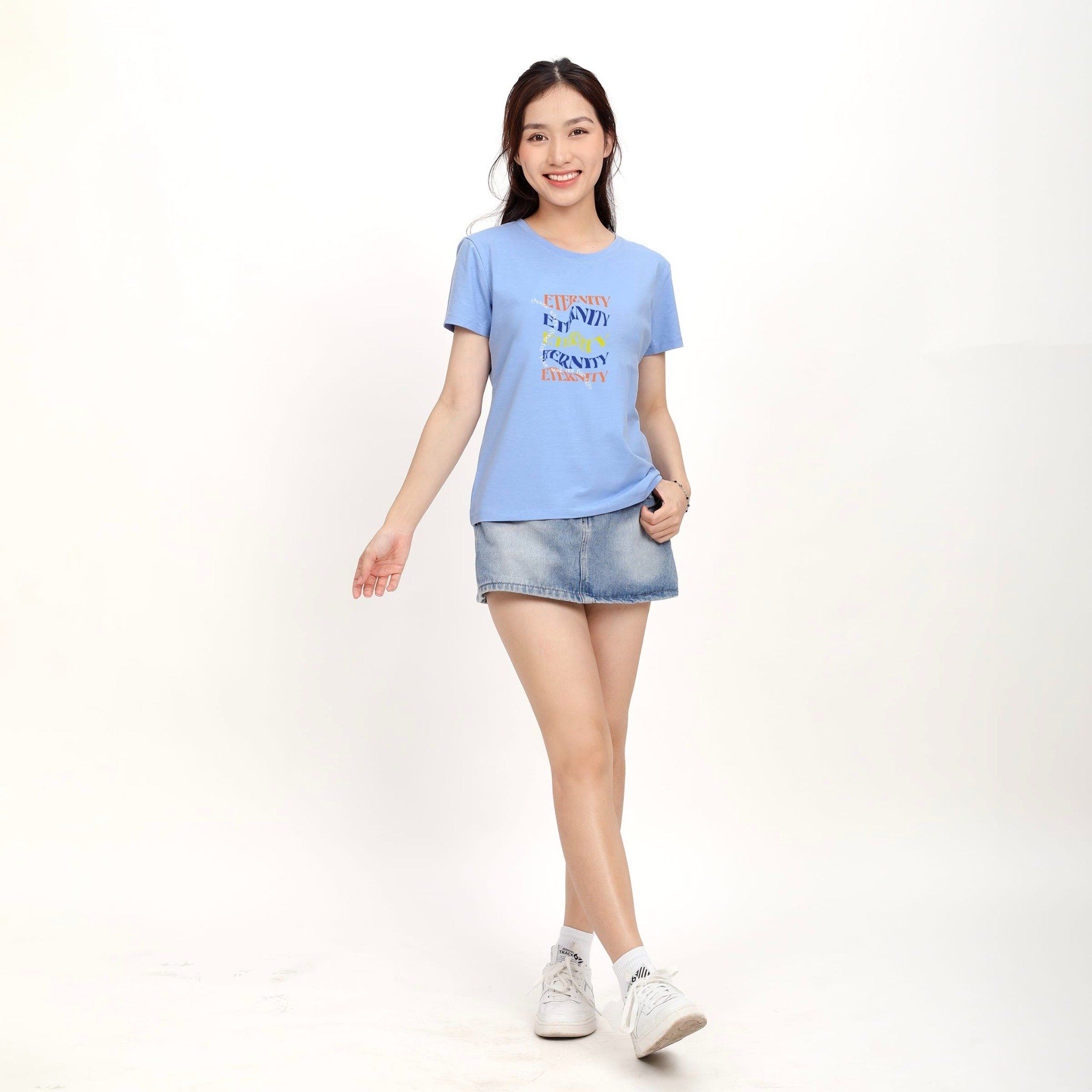 Áo thun nữ form suông chất cotton siêu mát 190p 0310
