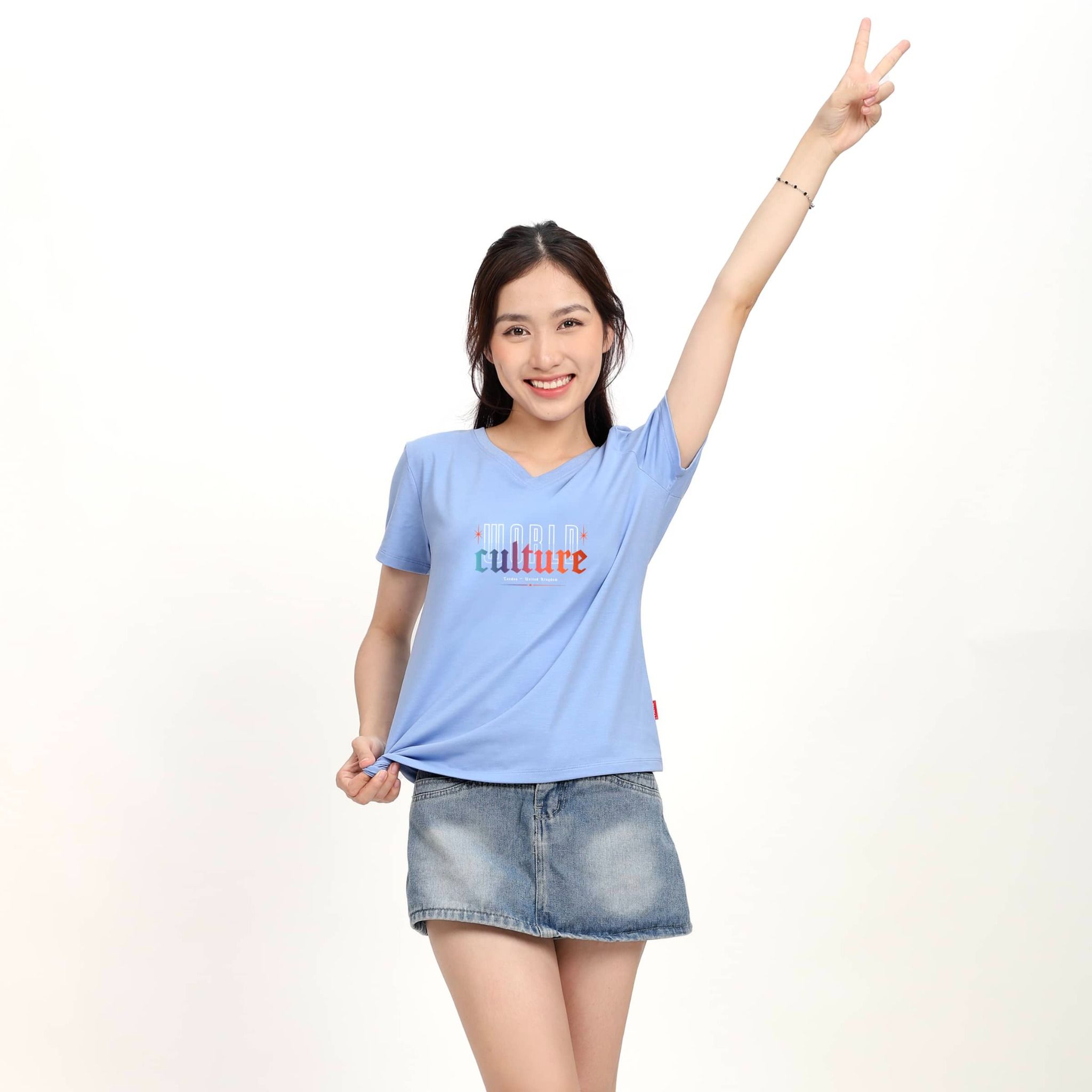 Áo thun nữ form suông chất cotton siêu mát 190p 0342