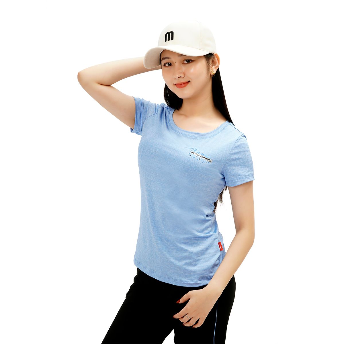 Set đồ bộ nữ kiểu thể thao kiểu quần dài tay ngắn chất melan lưới 343p 3289