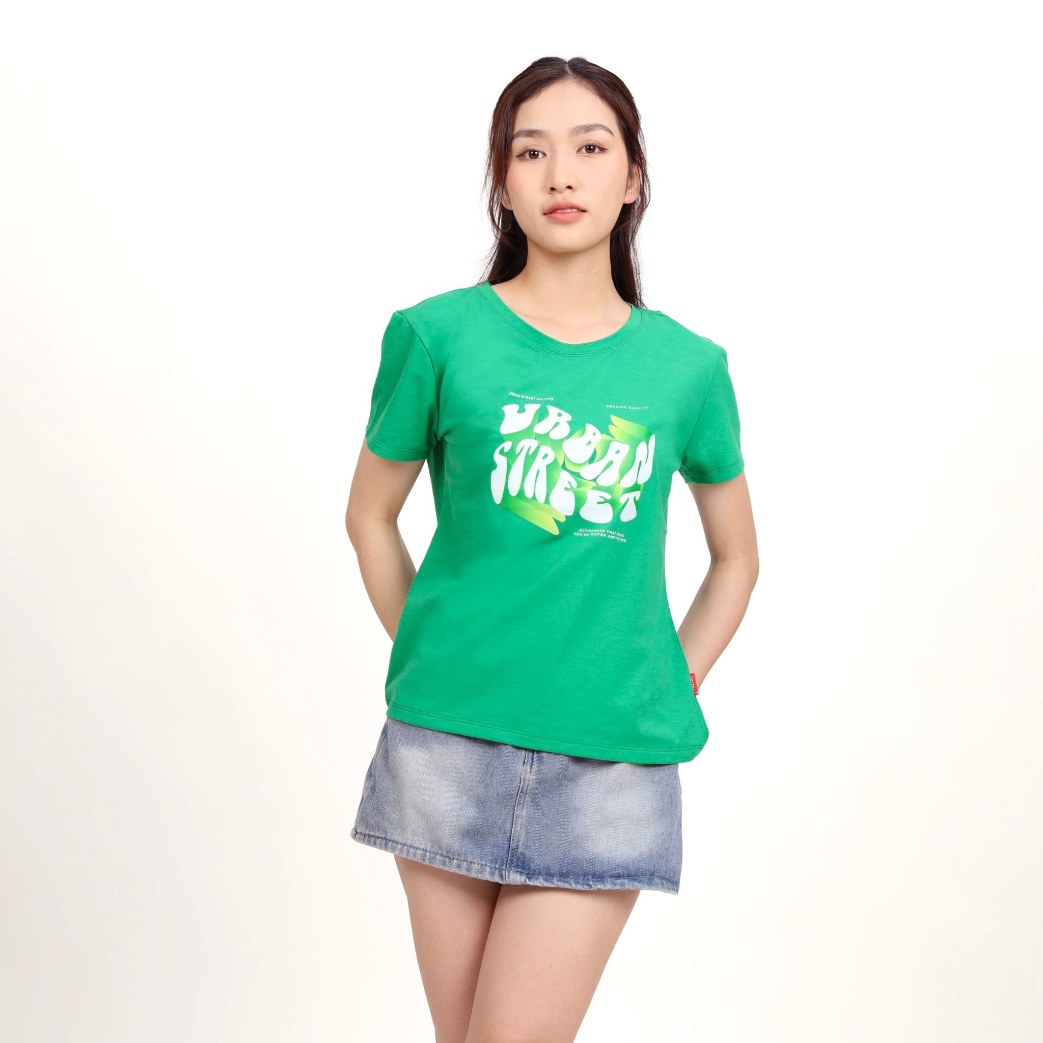Áo thun nữ form suông chất cotton siêu mát 190p 0341