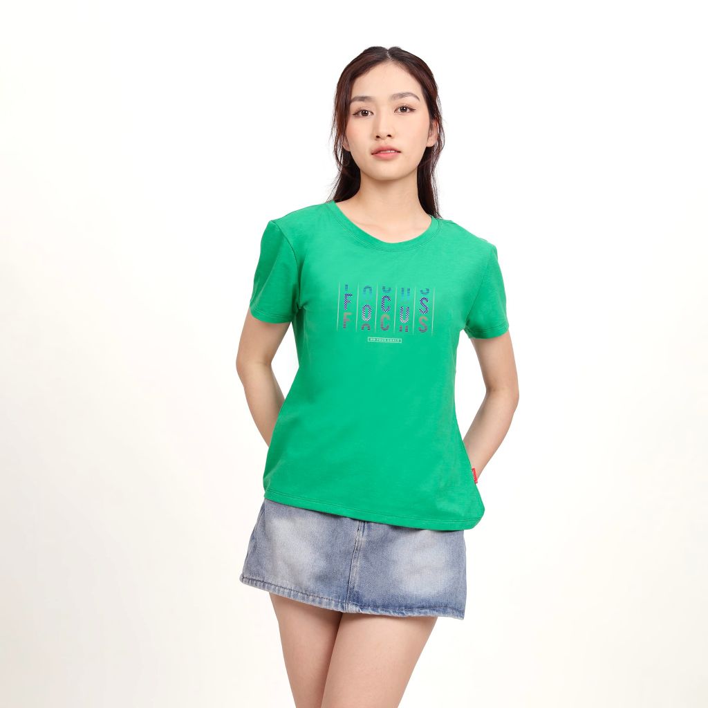 Áo thun nữ form suông chất liệu Cotton cao cấp 190p 0292