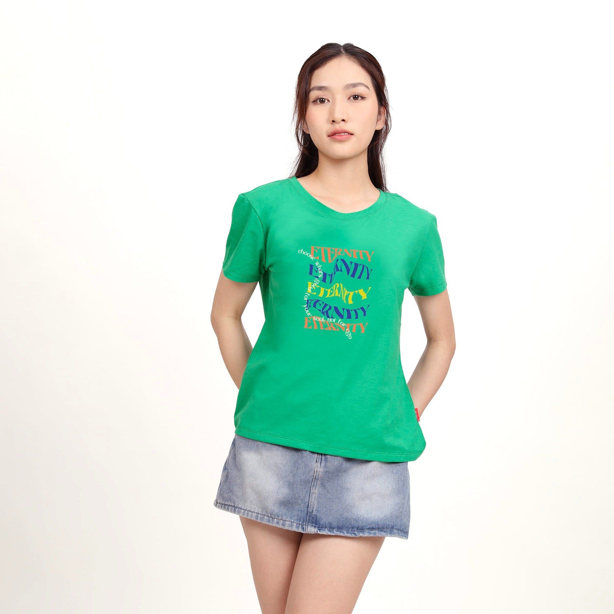 Áo thun nữ form suông chất cotton siêu mát 190p 0310