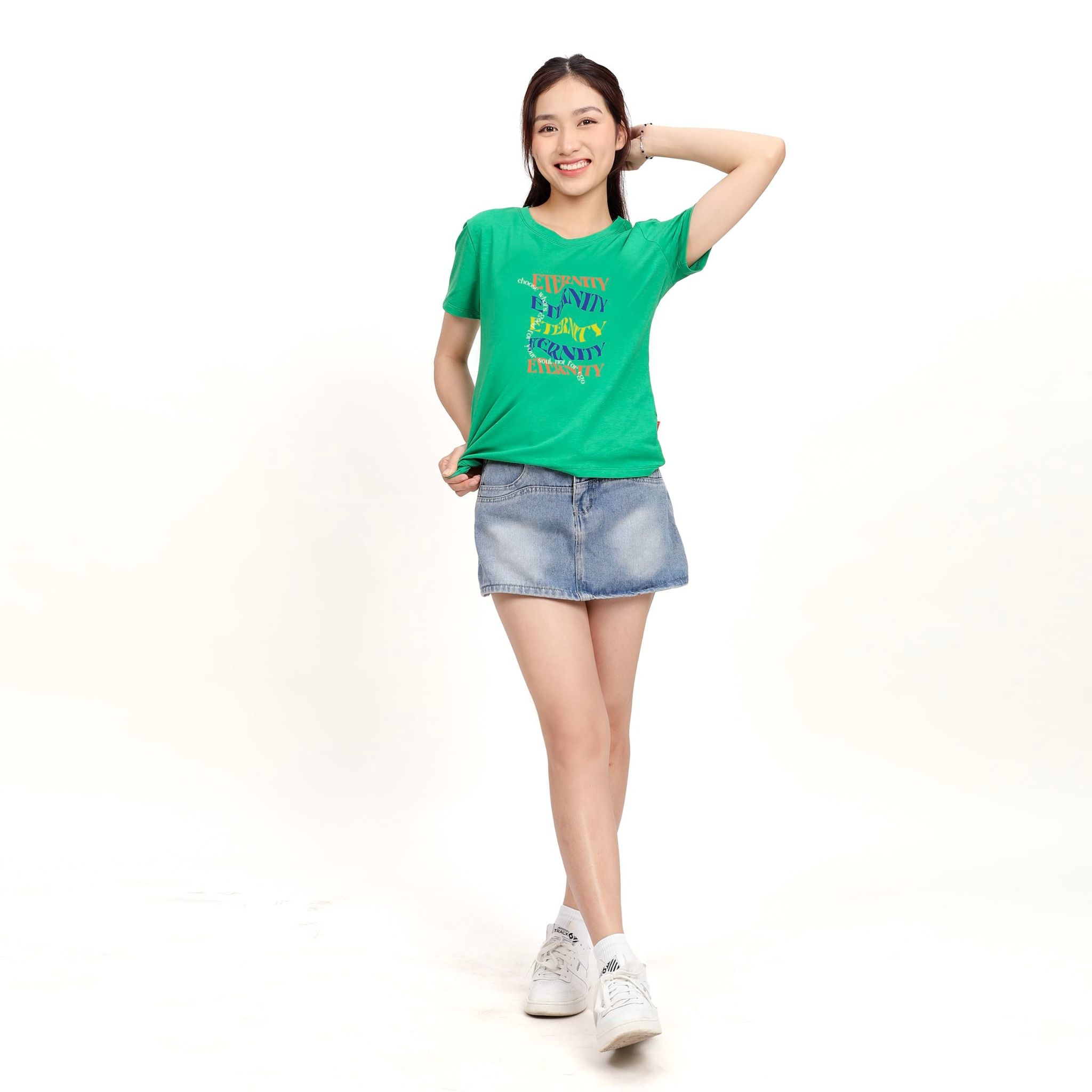Áo thun nữ form suông chất cotton siêu mát 190p 0310