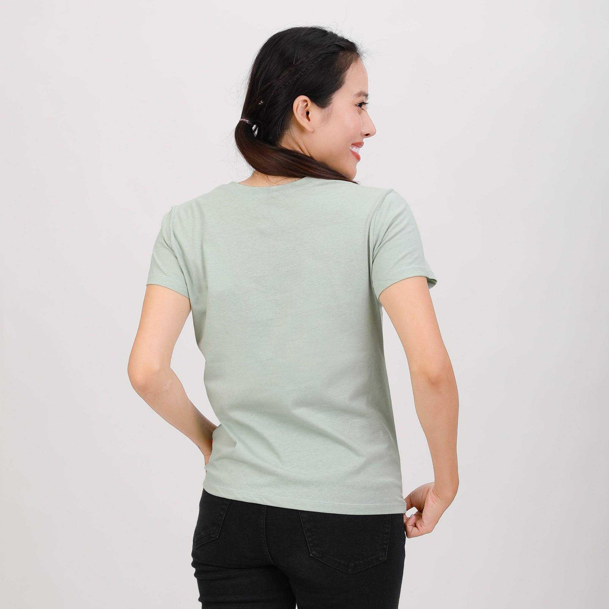 Áo thun nữ tay ngắn Form Suông chất cotton siêu mát 020p 0312
