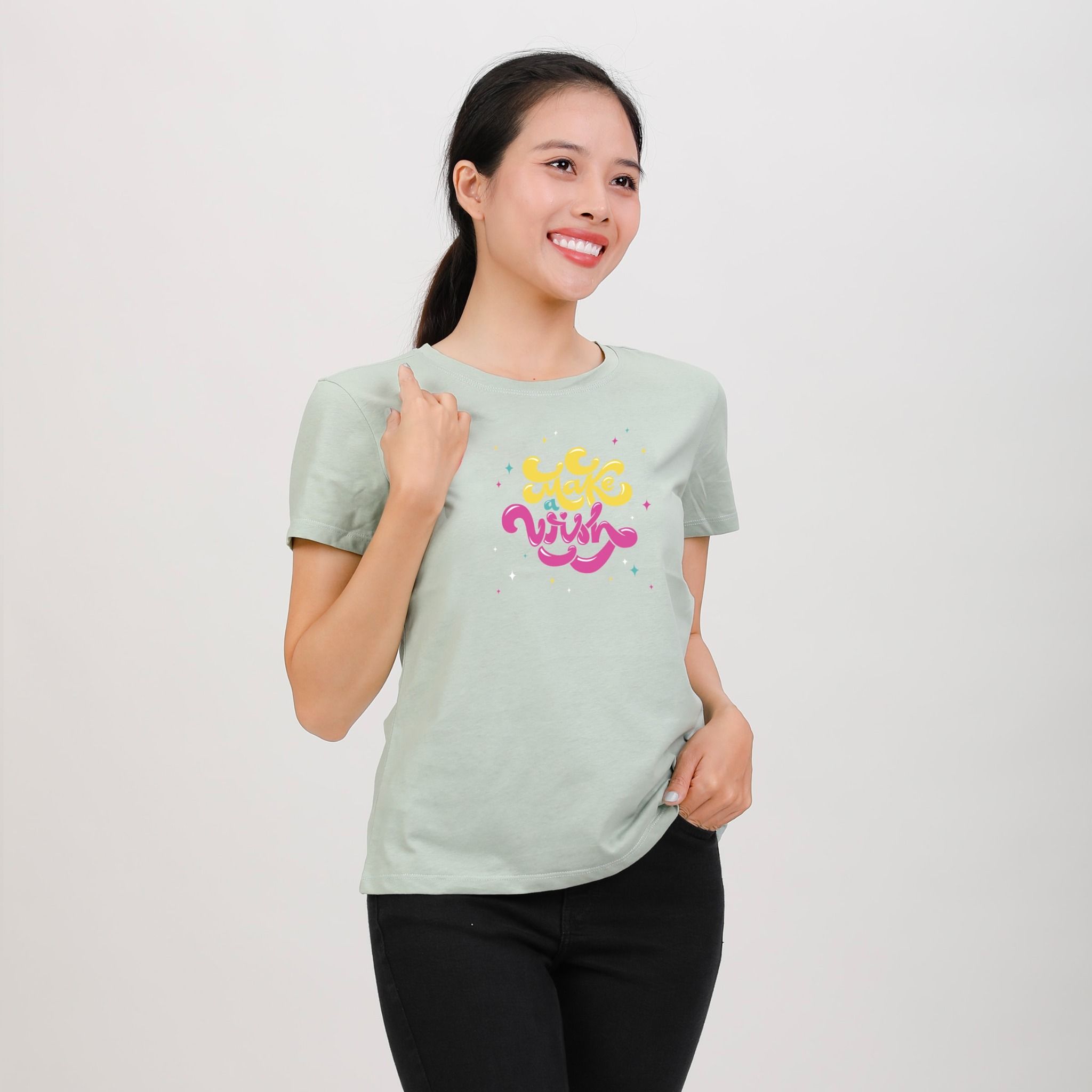 Áo thun nữ tay ngắn Form Suông chất cotton siêu mát 020p 0312